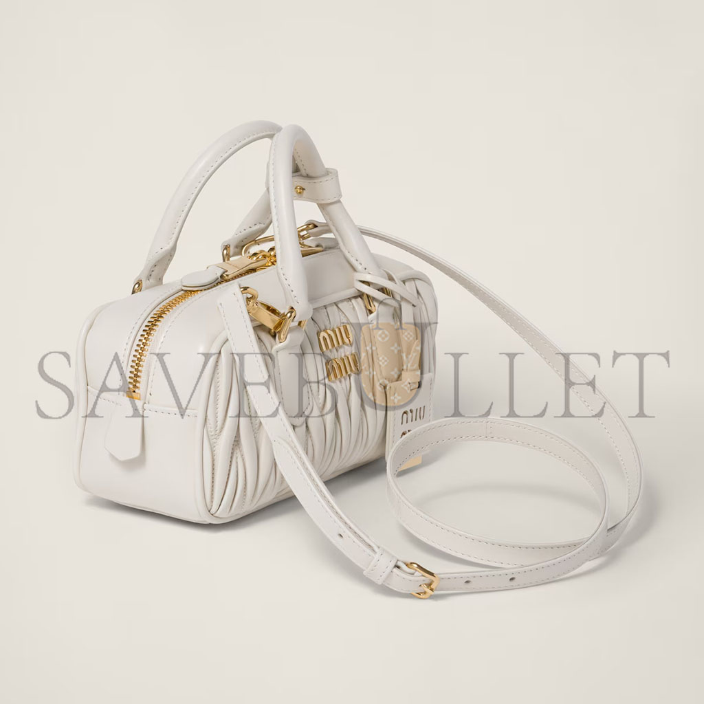 M1v M1v arcadie matelassÉ nappa leather bag 5bb142 (22*10.5*7.5cm)